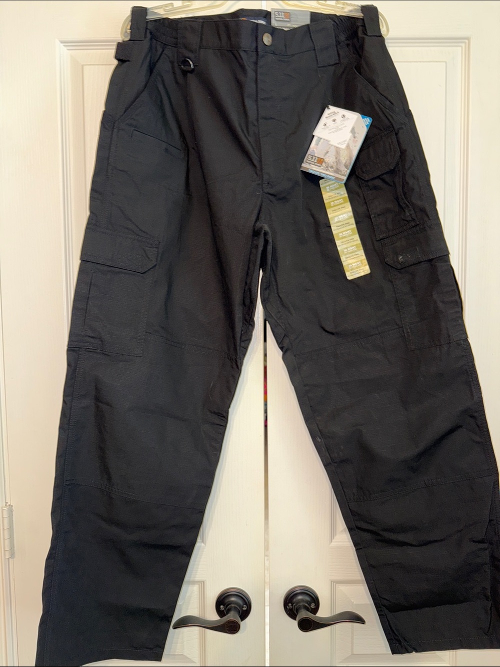 5.11 Tactical Black Cargo Pants with Multi-Pocket Utility